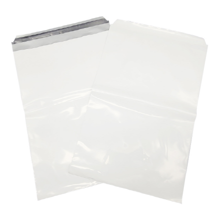 LDPE이중지택배봉투-흰색(내부:실버)